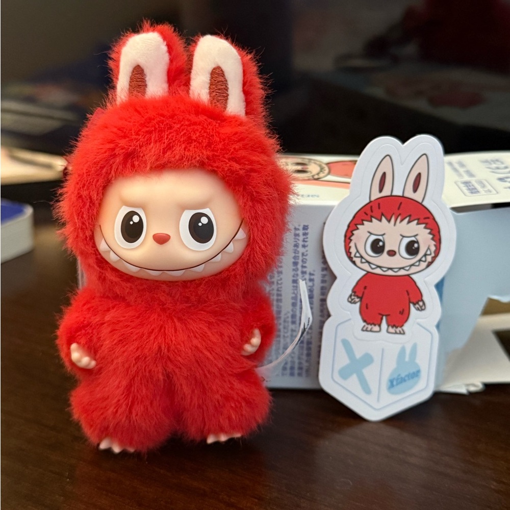 Authentic “X” Pin for Love Labubu